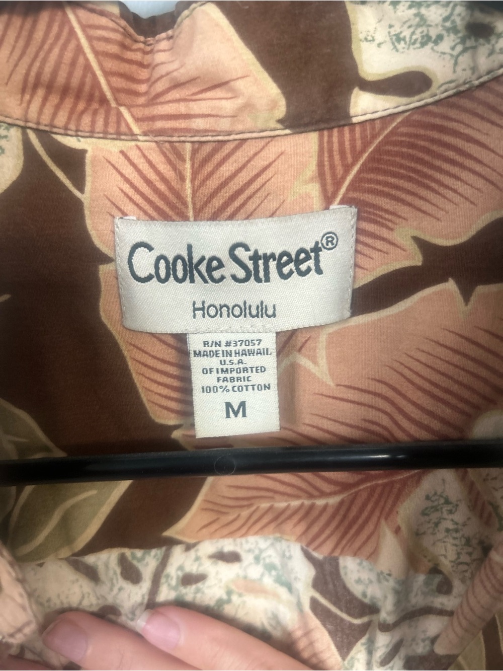 Cooke Street Honolulu Men’s Aloha Button Up Shirt | Vintage | Medium - Picture 2 of 12